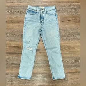 nwot Madewell Perfect Vintage Straight Crop Jean
